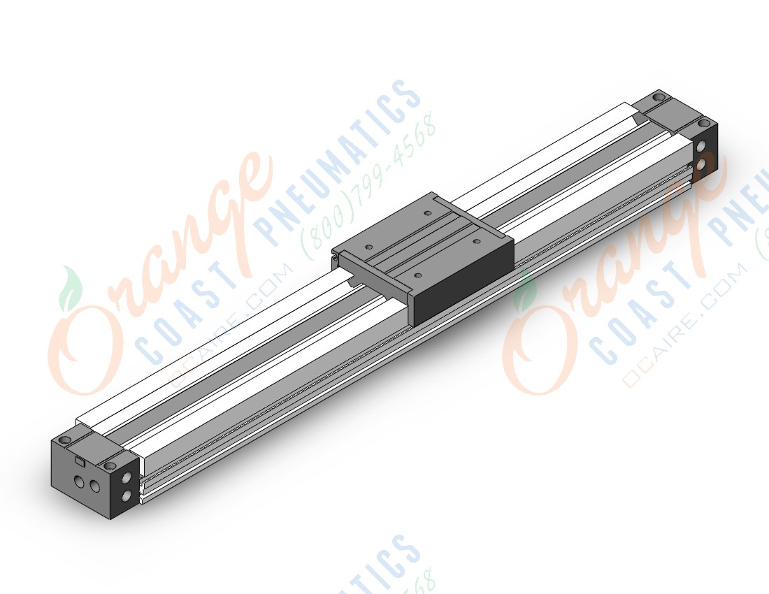 SMC MY1M25TF-400 slide bearing guide type, RODLESS CYLINDER