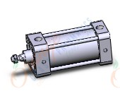 SMC NCA1B250-0300-X130US cylinder, nca1, tie rod, TIE ROD CYLINDER