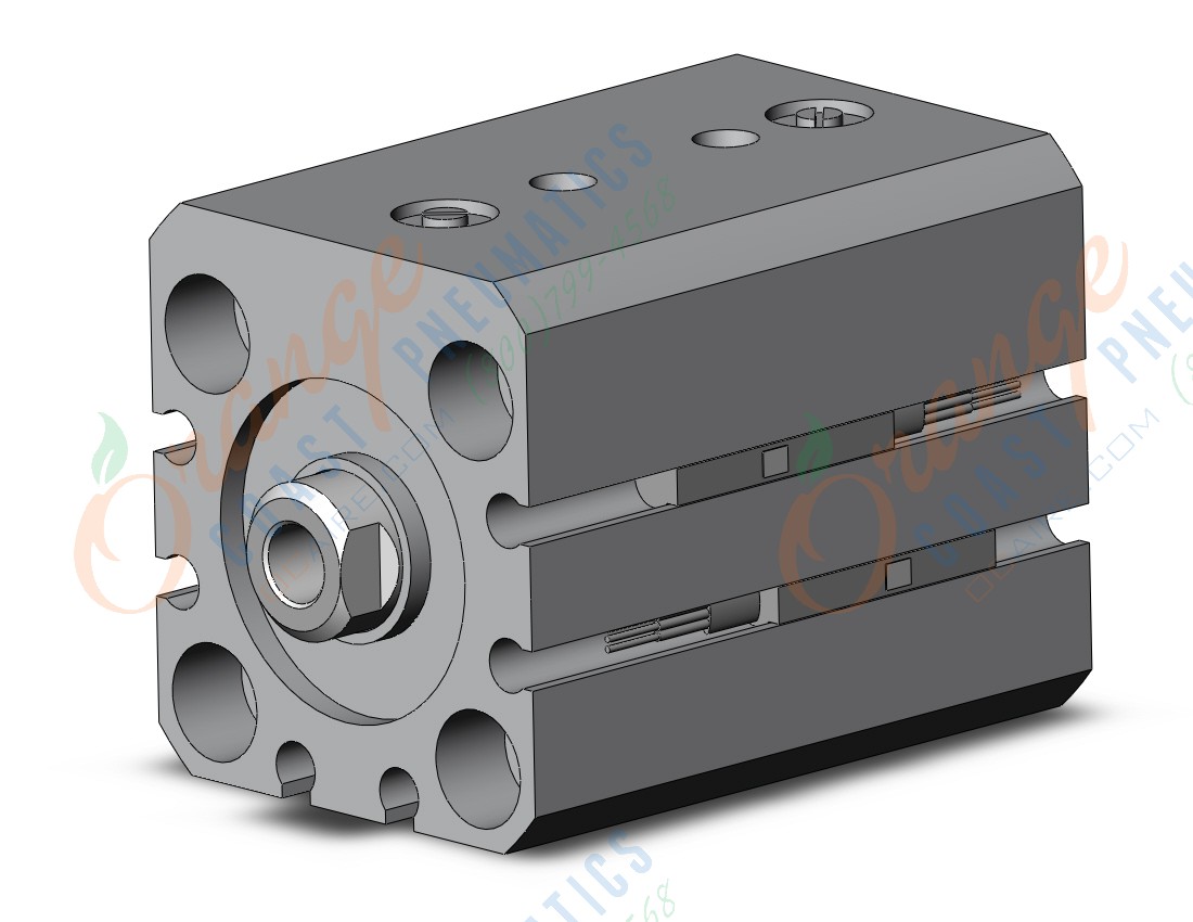 SMC RDQB25-20-M9P cyl, compact, air cushion, sw capable, COMPACT CYLINDER