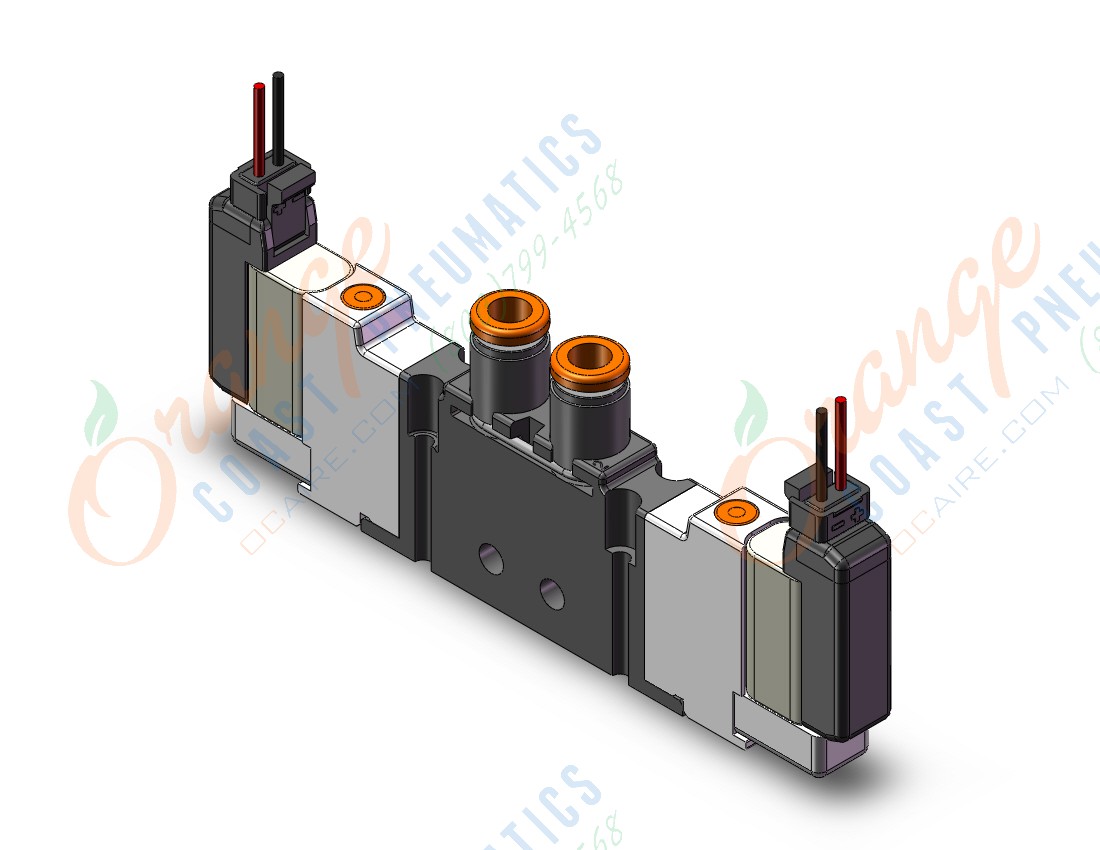 SMC S0722-5M-N3 plug lead type 5 port solenoid valve, 3 PORT SOLENOID VALVE