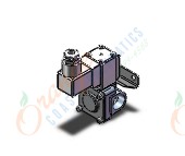 SMC VXD233FZ2AXB pilot op 2 port solenoid valve (n.c.), 2 PORT VALVE