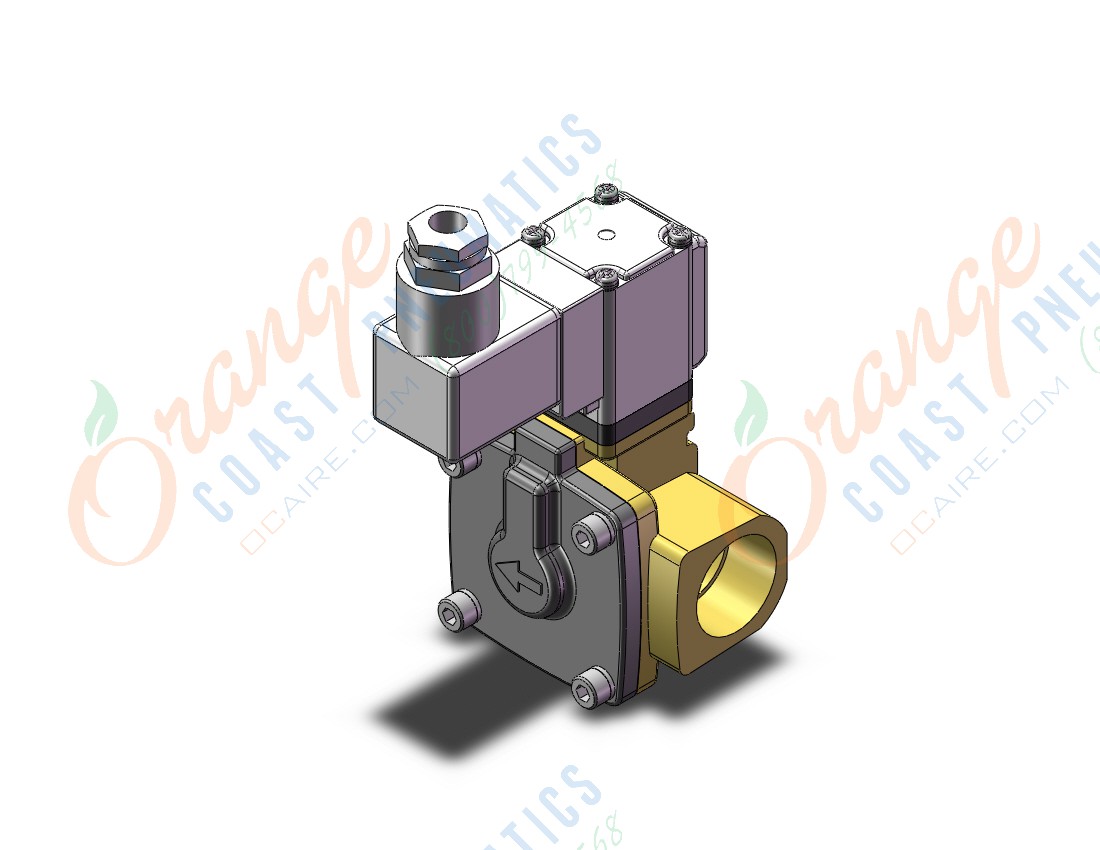 SMC VXD2C2LG pilot op 2 port solenoid valve (n.o.), 2 PORT VALVE