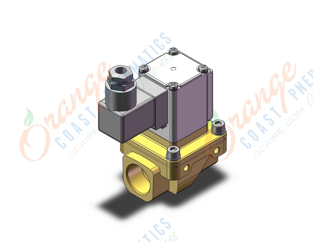 SMC VXZ252HGA pilot op 2 port solenoid valve, (n.c.), 2 PORT VALVE