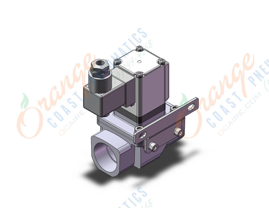 SMC VXZ2D5LGBXB pilot op 2 port solenoid valve, (n.o.), 2 PORT VALVE