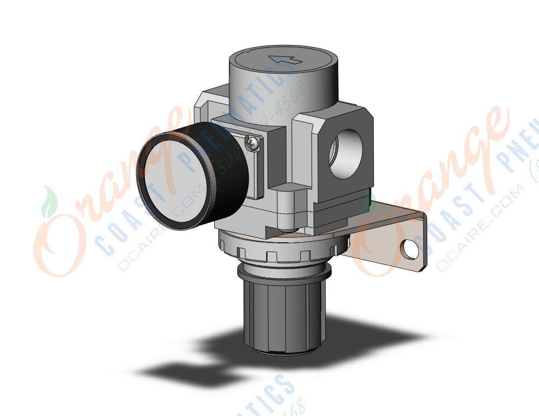 SMC AR40-04BG-R-B regulator, REGULATOR, MODULAR F.R.L.