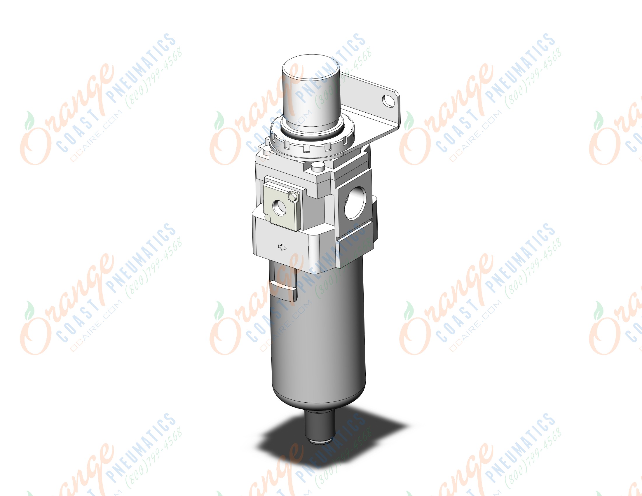 SMC AW40-N04BD-12Z-B filter/regulator, FILTER/REGULATOR, MODULAR F.R.L.