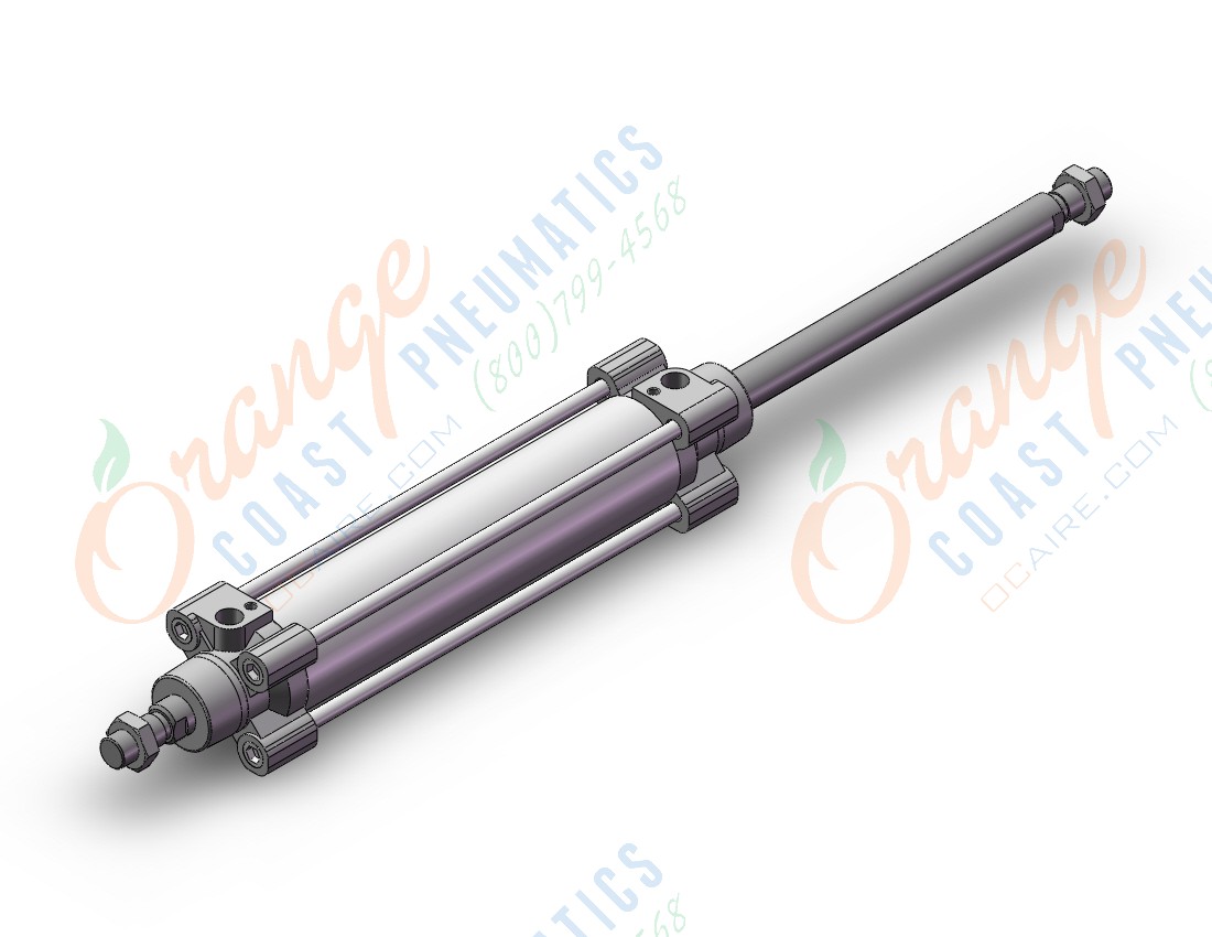 SMC C96SDB50-200CW cylinder, tie rod, ISO TIE ROD CYLINDER