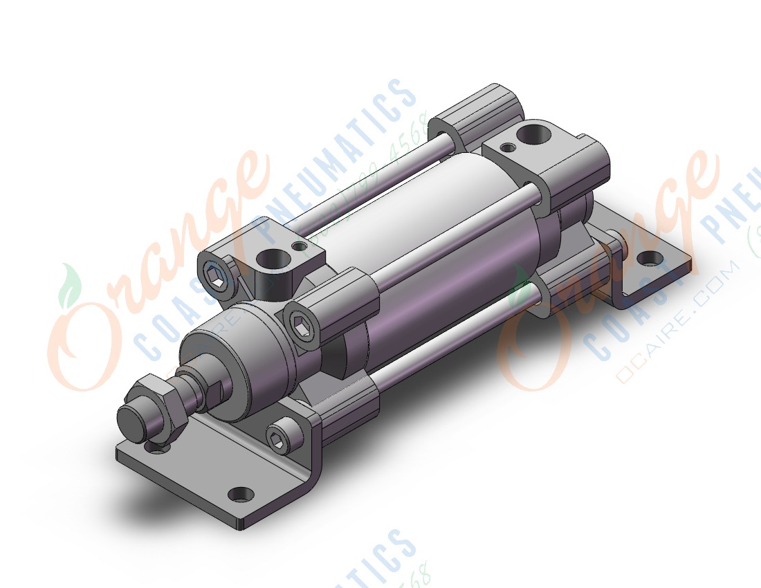 SMC C96SL50-50C cylinder, tie rod, ISO TIE ROD CYLINDER