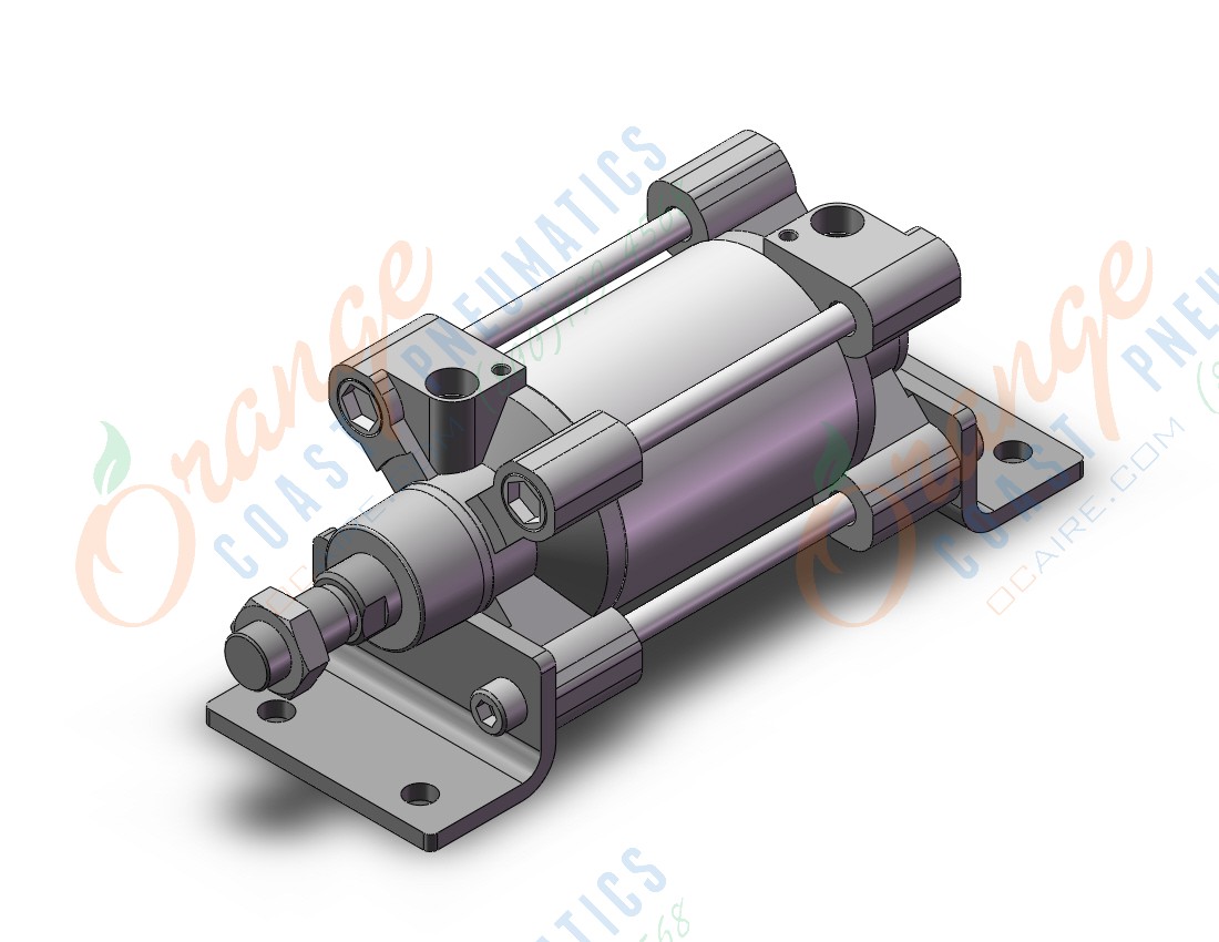 SMC C96SL80-50C cylinder, tie rod, ISO TIE ROD CYLINDER