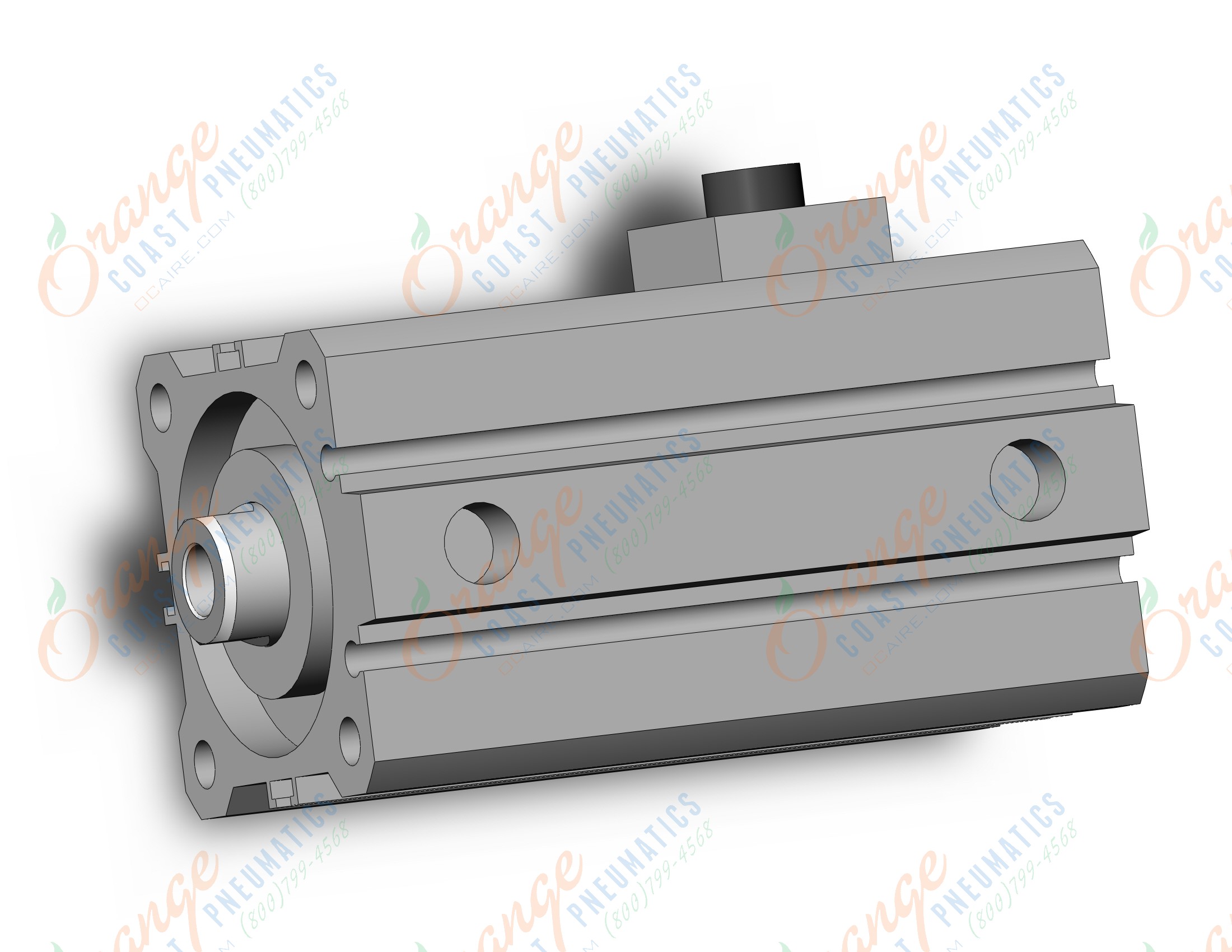 SMC CBQ2A40-20DC-HN cyl, compact, locking, COMPACT CYLINDER