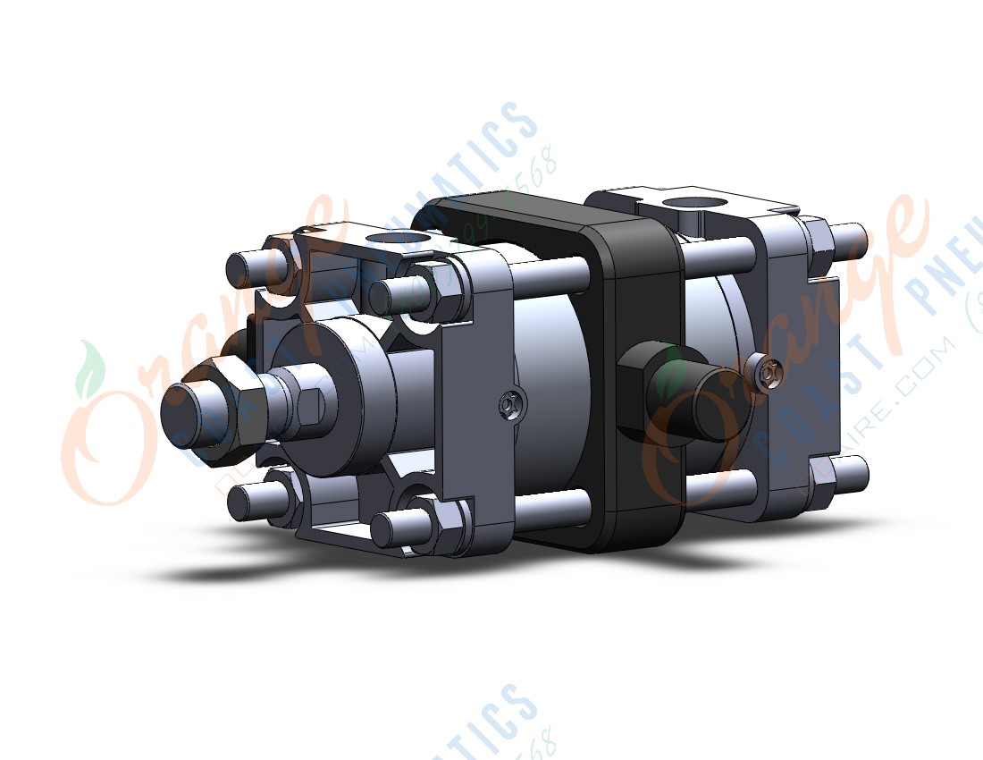 SMC CDBA2T80TN-50-RL cyl, tie rod, end lock, TIE ROD CYLINDER