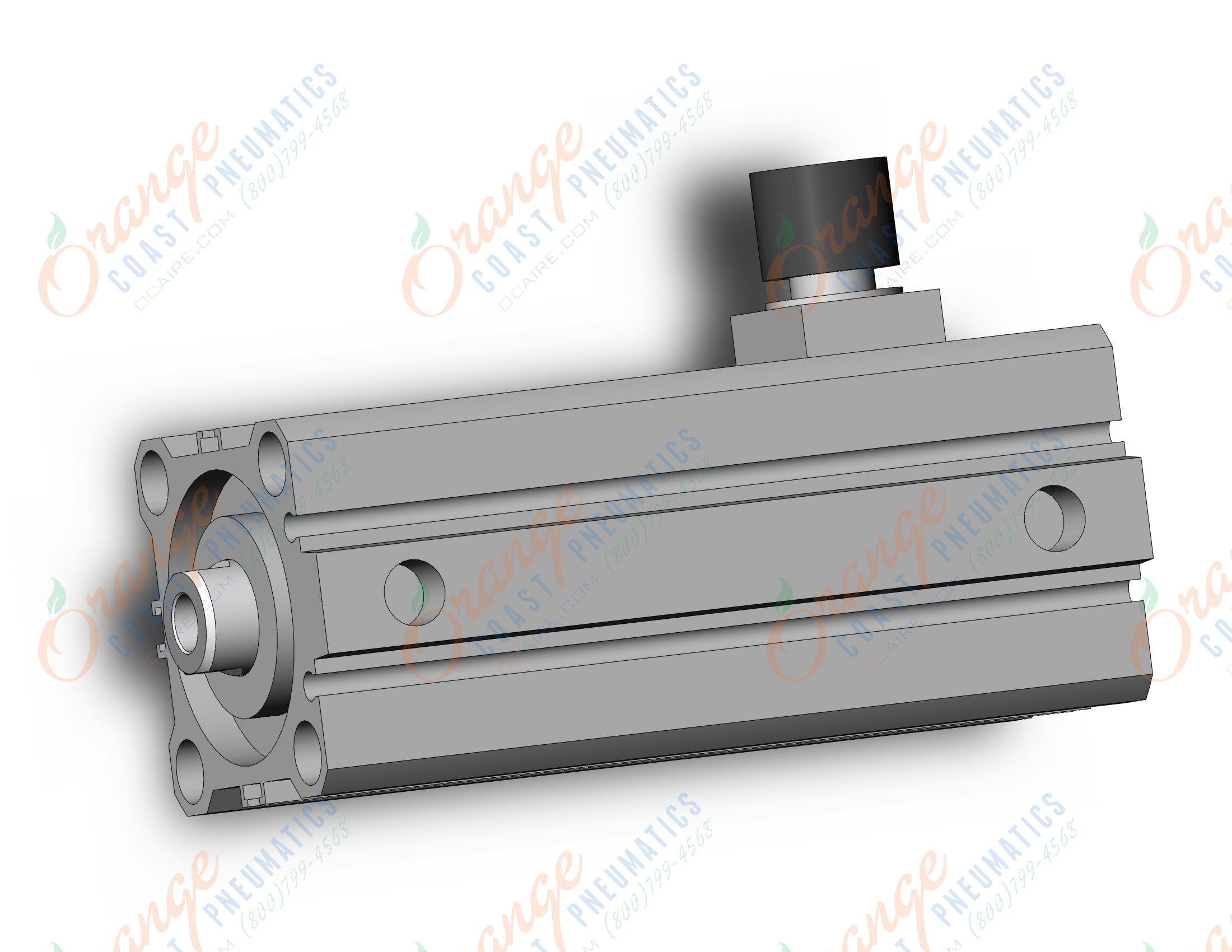 SMC CDBQ2B40-50DC-HL cyl, compact, locking, sw capable, COMPACT CYLINDER