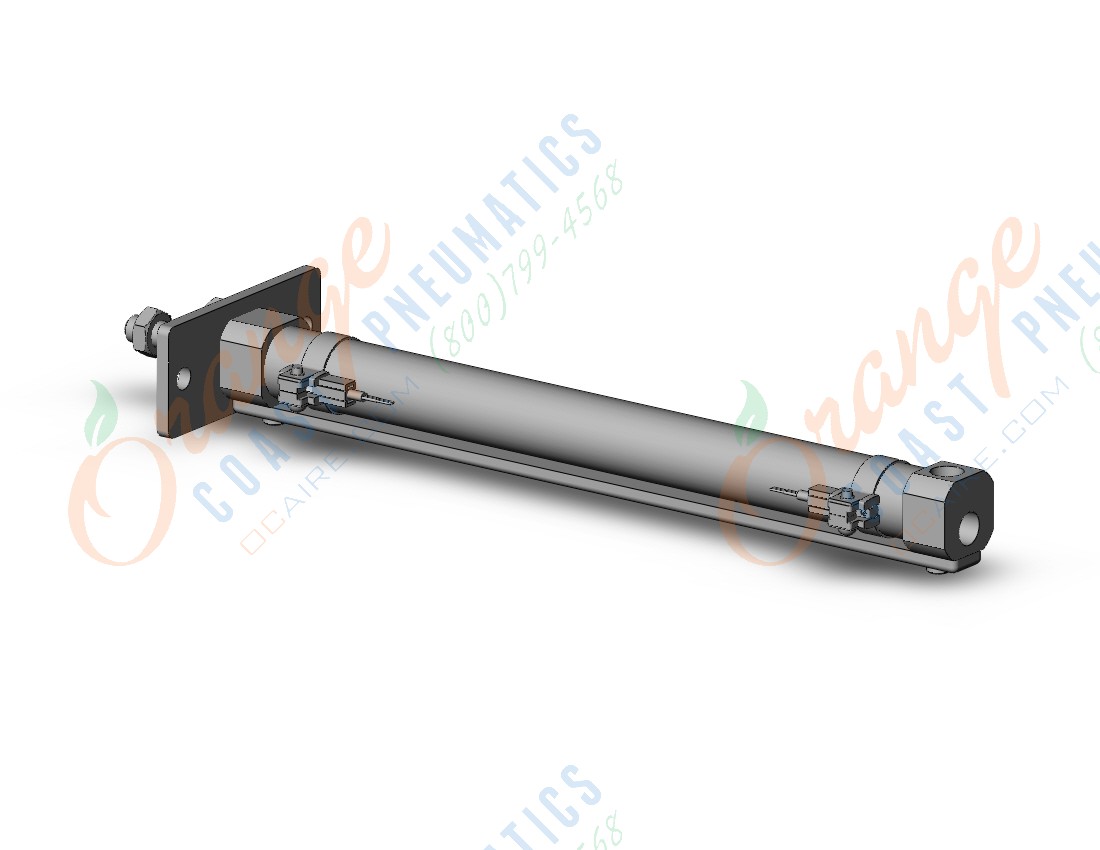 SMC CDM2F20P-200-M9NW-C cylinder, air, ROUND BODY CYLINDER