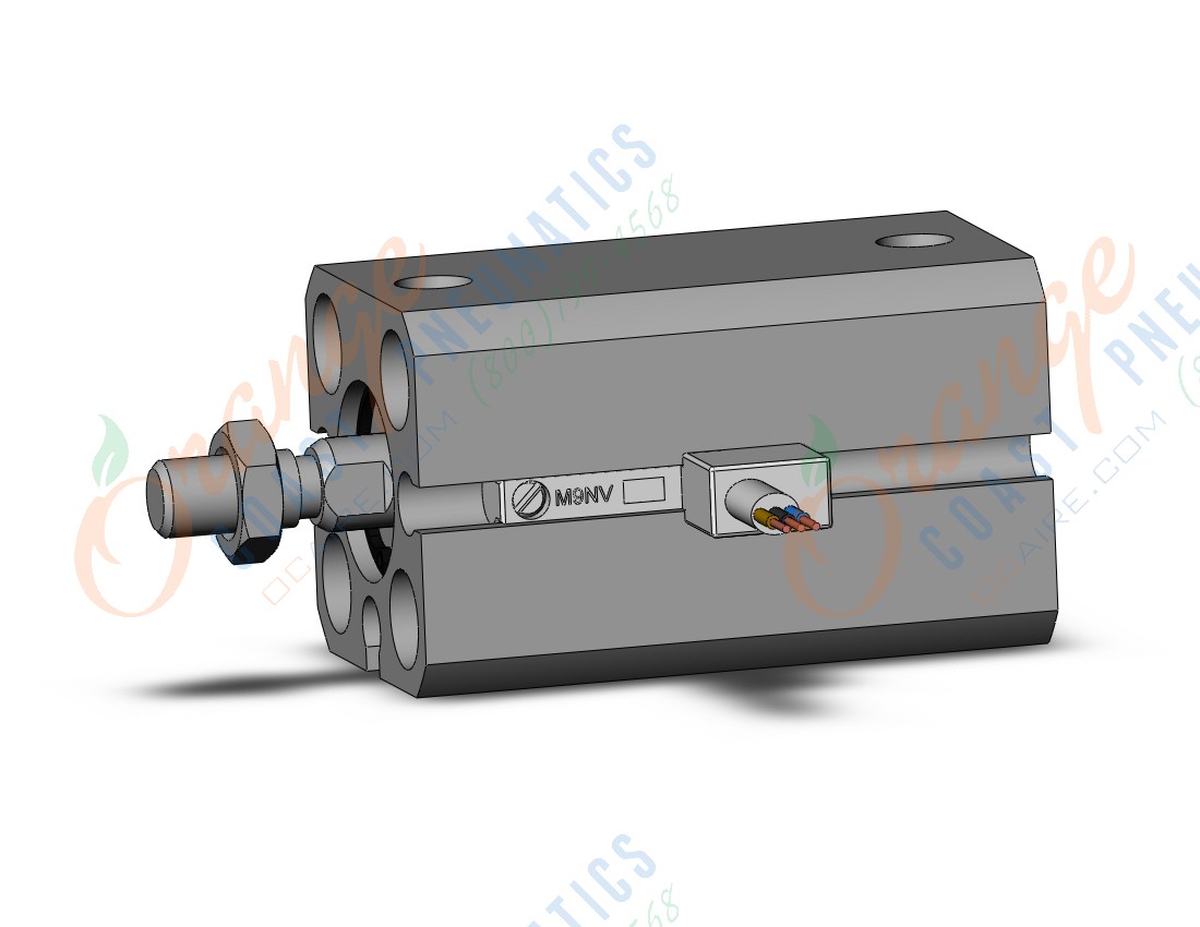 SMC CDQSB12-20DCM-M9NVL cylinder, compact, COMPACT CYLINDER