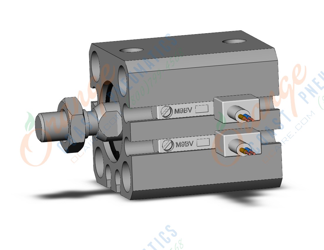 SMC CDQSB16-10DCM-M9BV cylinder, compact, COMPACT CYLINDER