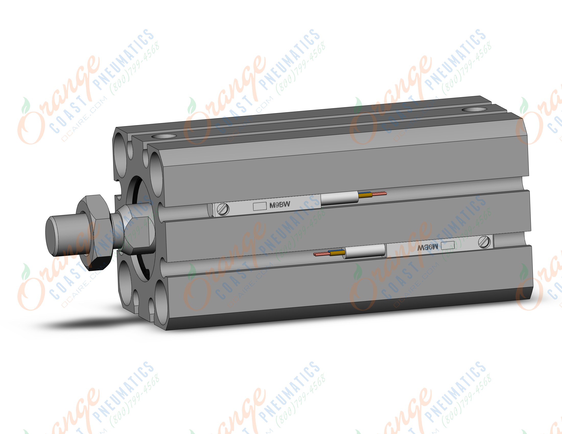 SMC CDQSB20-45DM-M9BW cylinder, compact, COMPACT CYLINDER