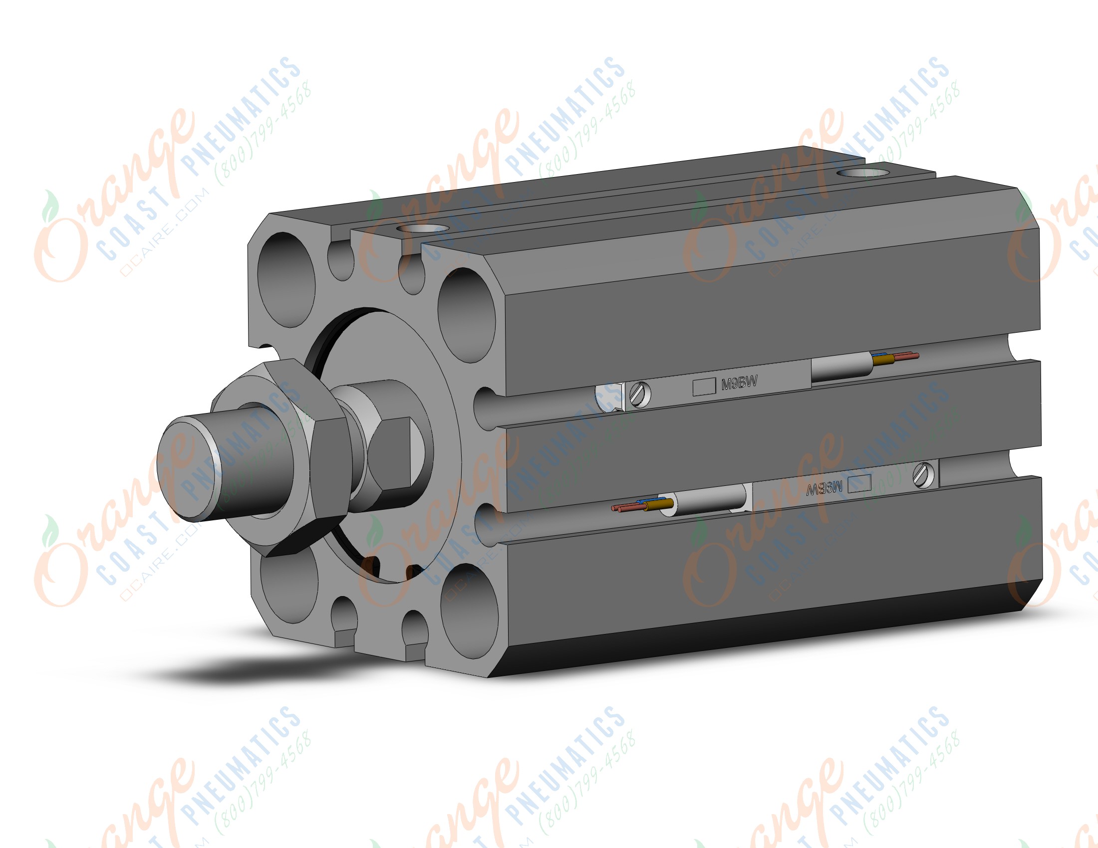 SMC CDQSBS25-25DCM-M9BWZ cylinder, compact, COMPACT CYLINDER
