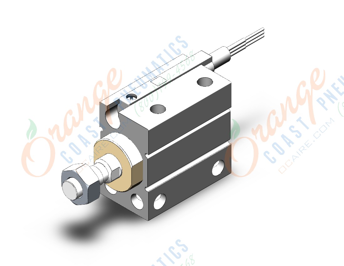 SMC CDUJB8-4SM-M9NWSAPCS cyl, free mount, sgl acting, COMPACT CYLINDER