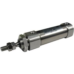 SMC CDVJ5L16-15-5GS-H7C cylinder, valve mounted, auto sw capable, ROUND BODY CYLINDER W/VALVE