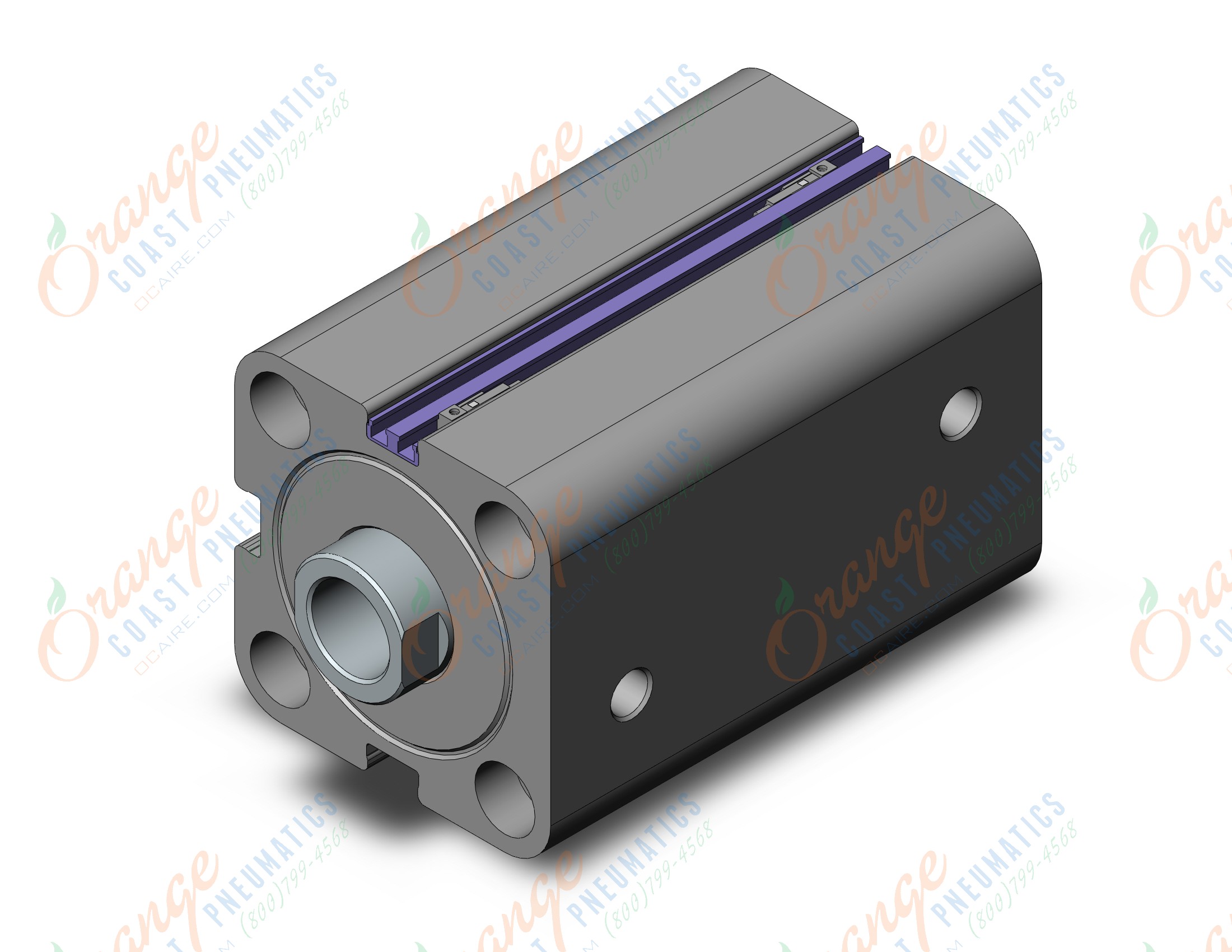 SMC CHDKGB80-100-M9BZ compact high pressure hydraulic cylinder, HYDRAULIC CYLINDER, CH, CC, HC