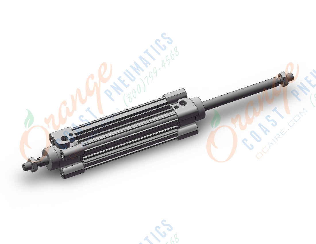 SMC CP96SDB32-100CW cylinder, tie rod, TIE ROD CYLINDER W/PROFILE TUBE