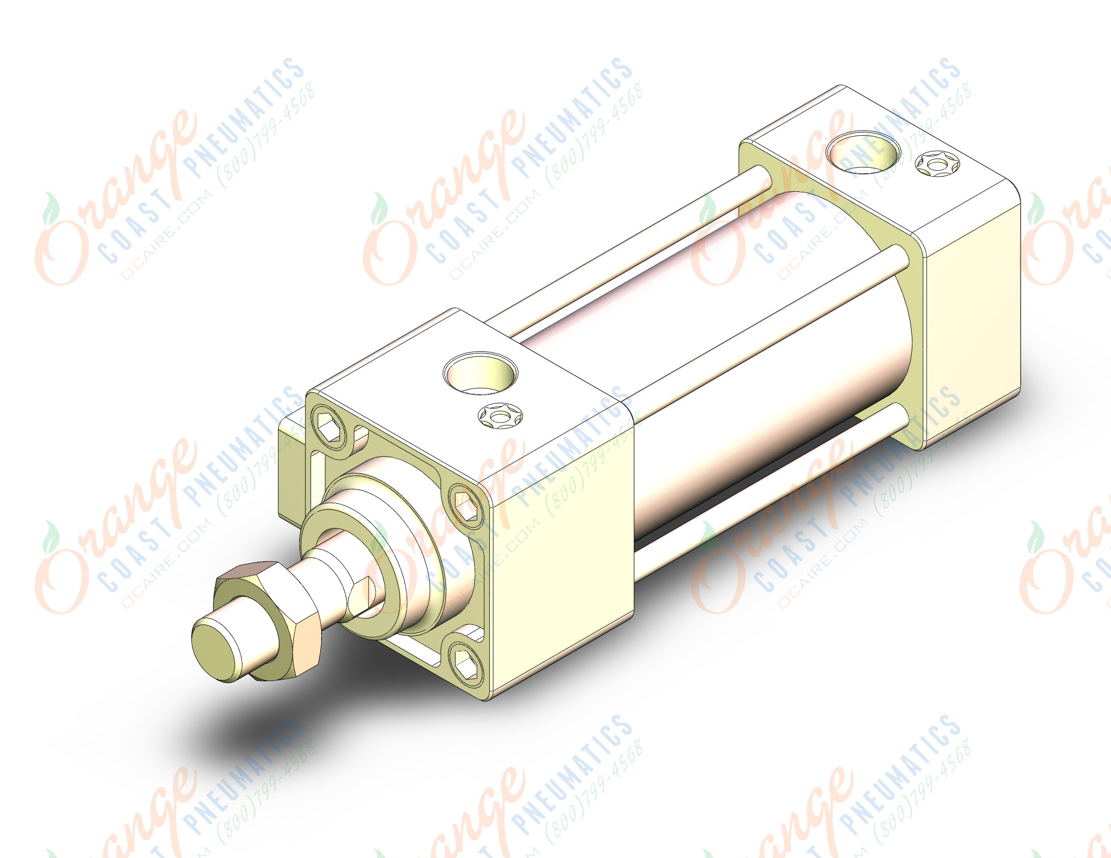 SMC MDBBB40TF-50-RN cyl, tie rod, end lock, TIE ROD CYLINDER