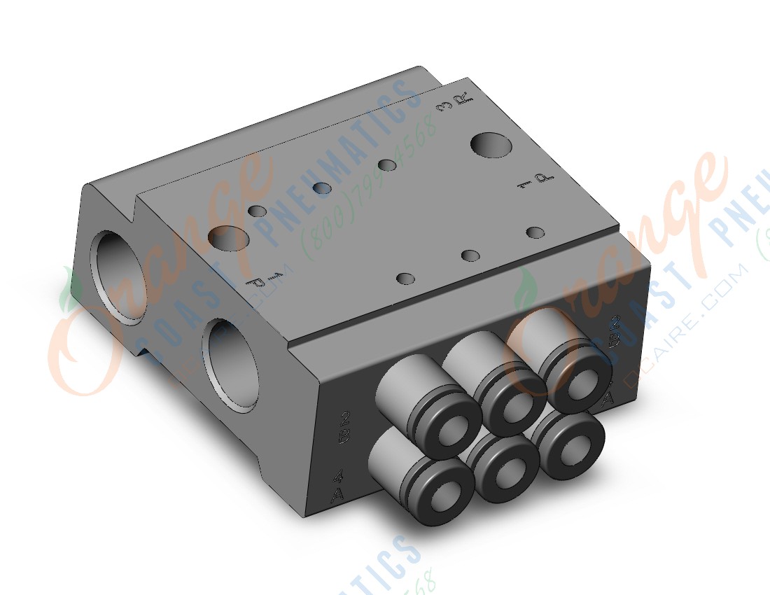 SMC SS0755-03N3C plug lead base mount bar manifold, 3 PORT SOLENOID VALVE