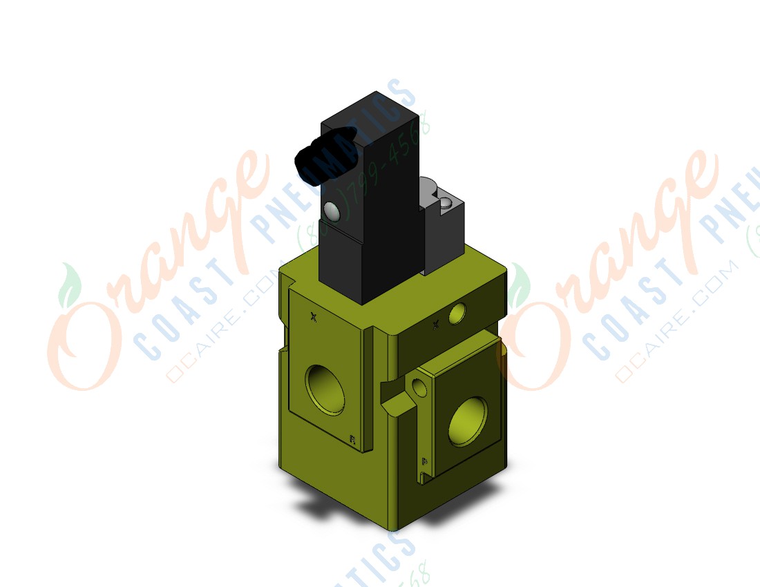 SMC VG342-5DZ-04FB-E 3 port poppet type valve, 3 PORT SOLENOID VALVE