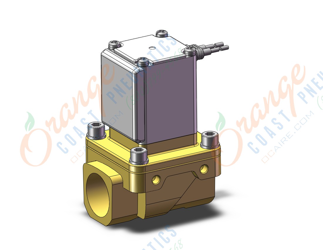 SMC VXZ250HABXCB pilot op 2 port solenoid valve, (n.c.), 2 PORT VALVE