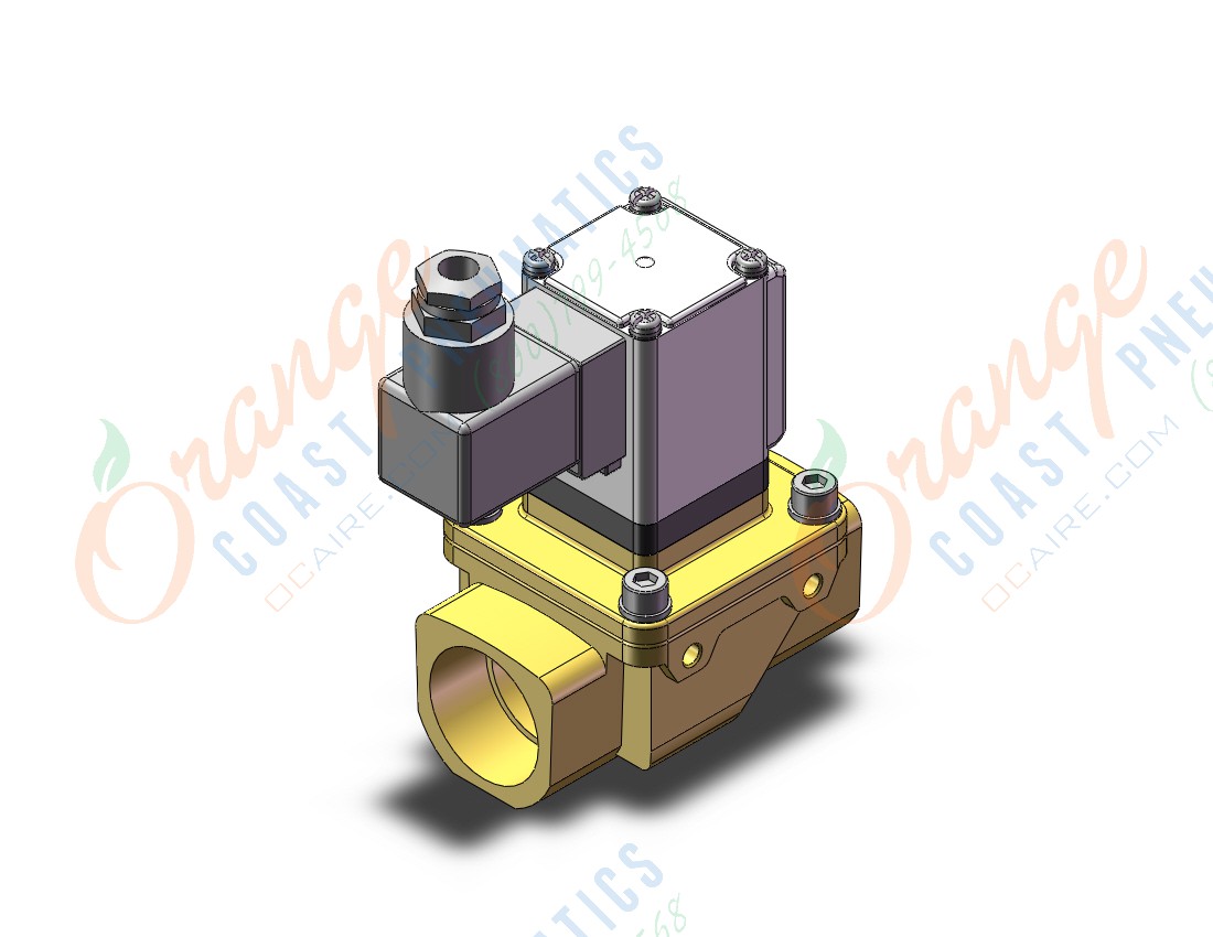 SMC VXZ2D2KJB pilot op 2 port solenoid valve, (n.o.), 2 PORT VALVE