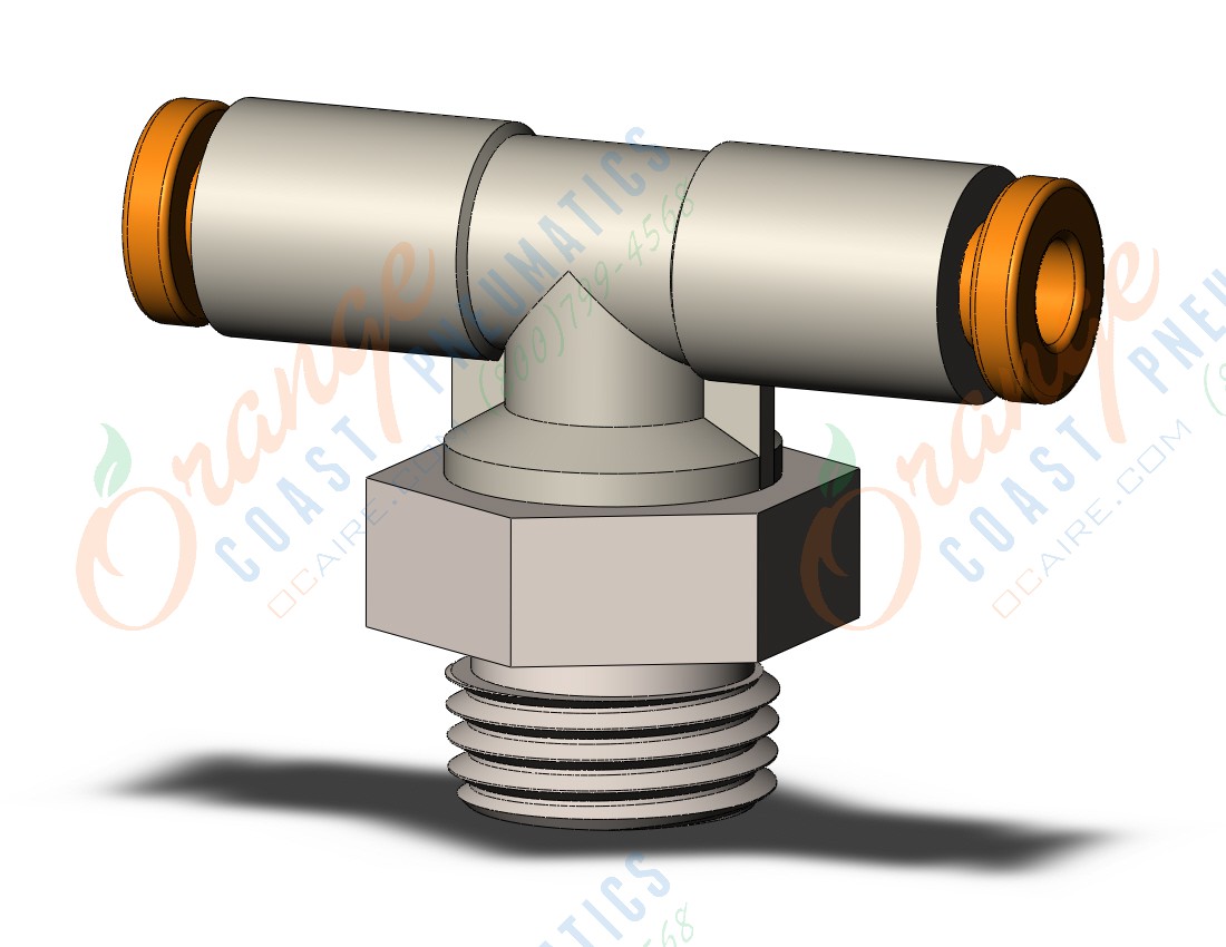 SMC KQ2T01-34NP fitting, branch tee, ONE-TOUCH FITTING