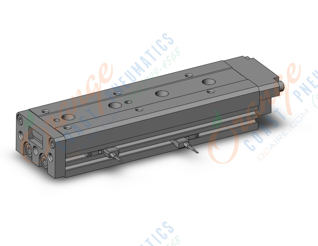 SMC MXS12-75R-M9BVL cyl, air slide table, GUIDED CYLINDER