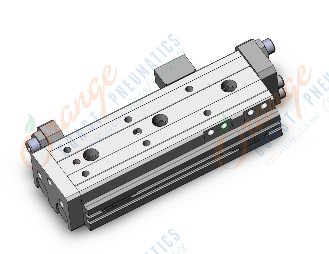 SMC MXQR16-75C-M9NSAPC cyl, air slide table, reversible, asw, GUIDED CYLINDER