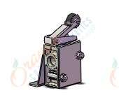 SMC VM230-N02-01A-B 2/3 port mechanical valve, MECHANICAL VALVE