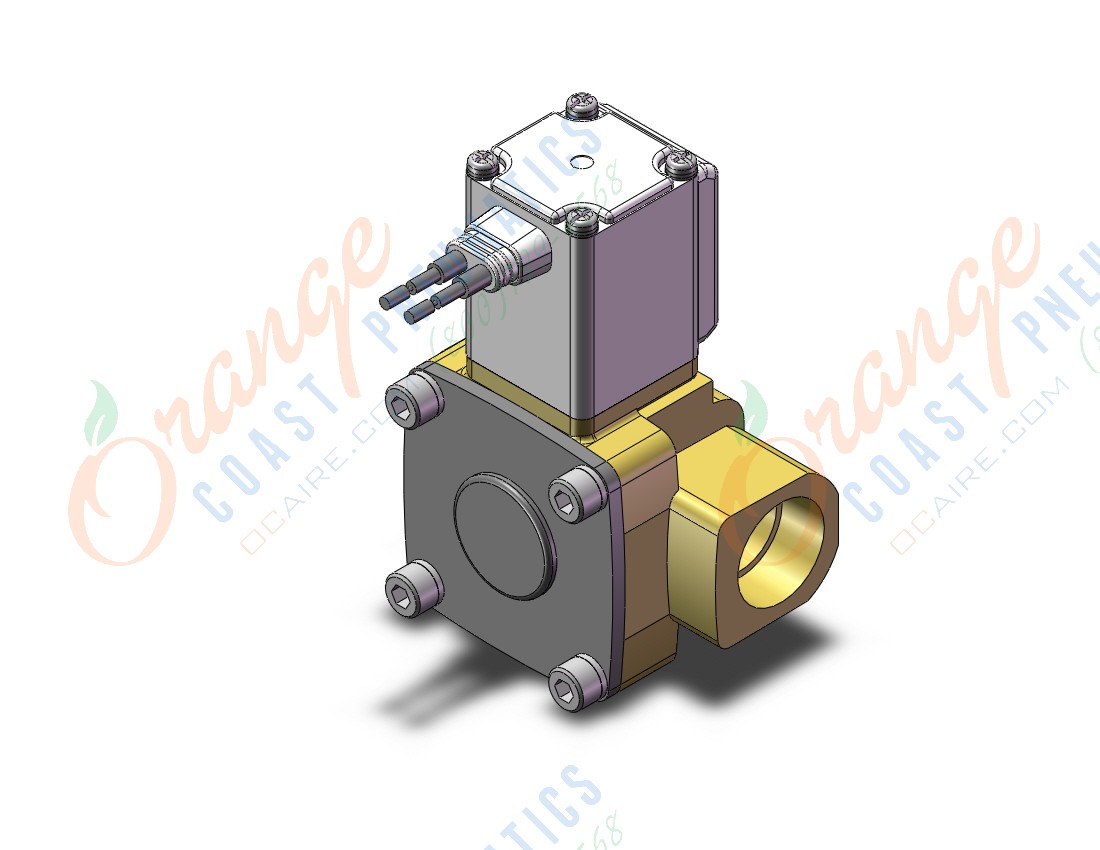 SMC VXD242HAB pilot op 2 port solenoid valve (n.c.), 2 PORT VALVE