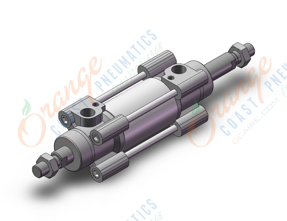 SMC C96SDB40-25CW cylinder, tie rod, ISO TIE ROD CYLINDER