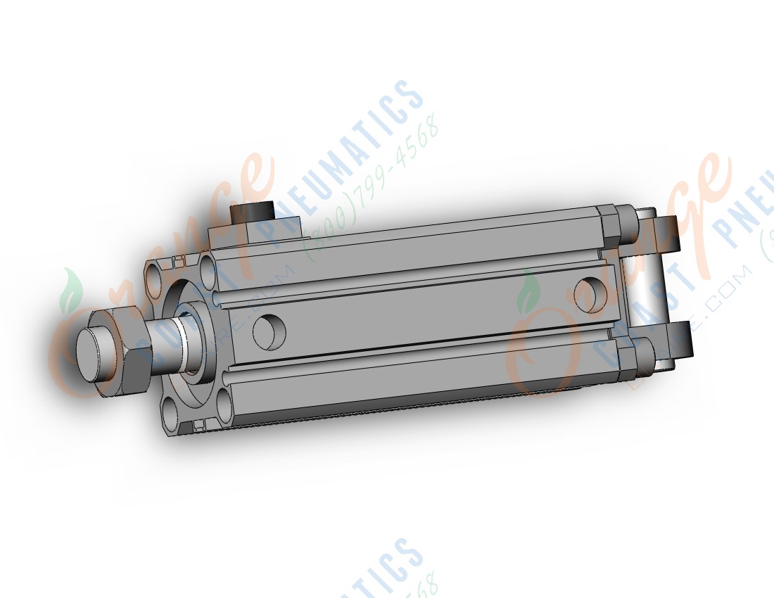 SMC CDBQ2D32-50DCM-RN cyl, compact, locking, sw capable, COMPACT CYLINDER