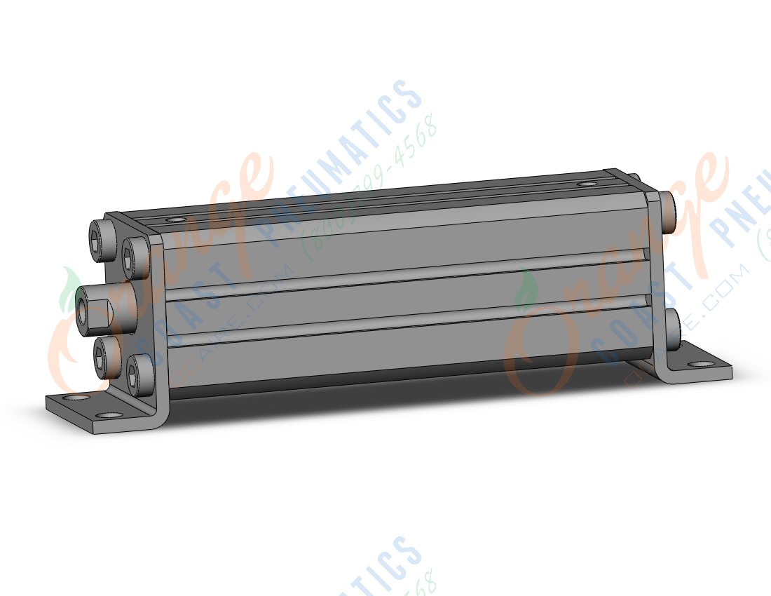 SMC CDQSLC25-75DC compact actuator, COMPACT CYLINDER