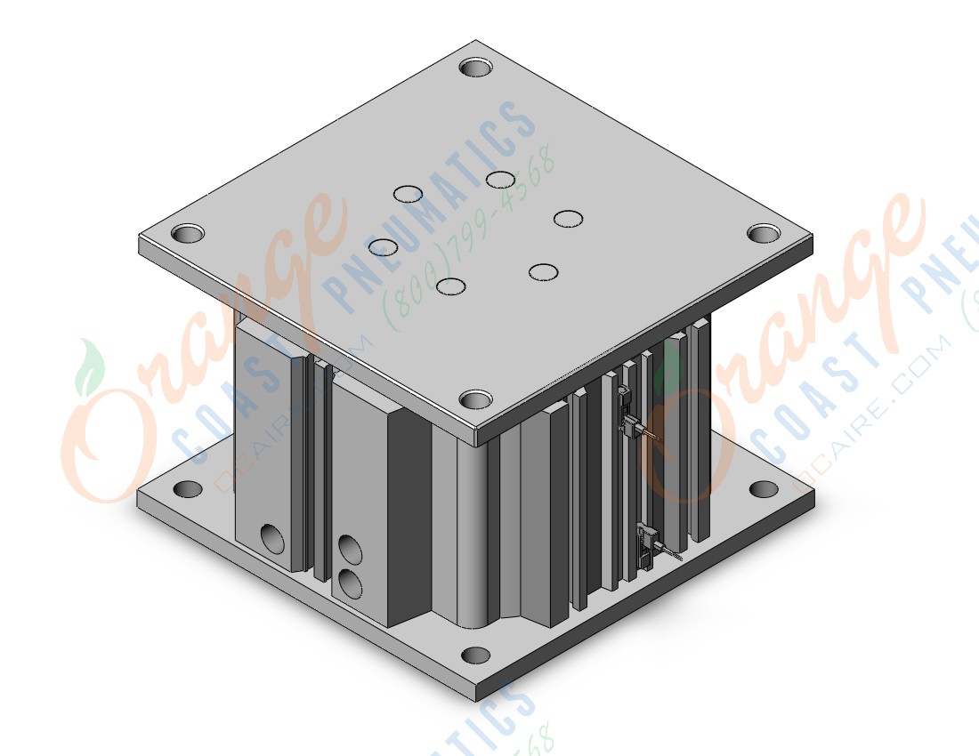 SMC MGF100TN-75-M9BWVL cylinder, guide, with auto switch, GUIDED CYLINDER