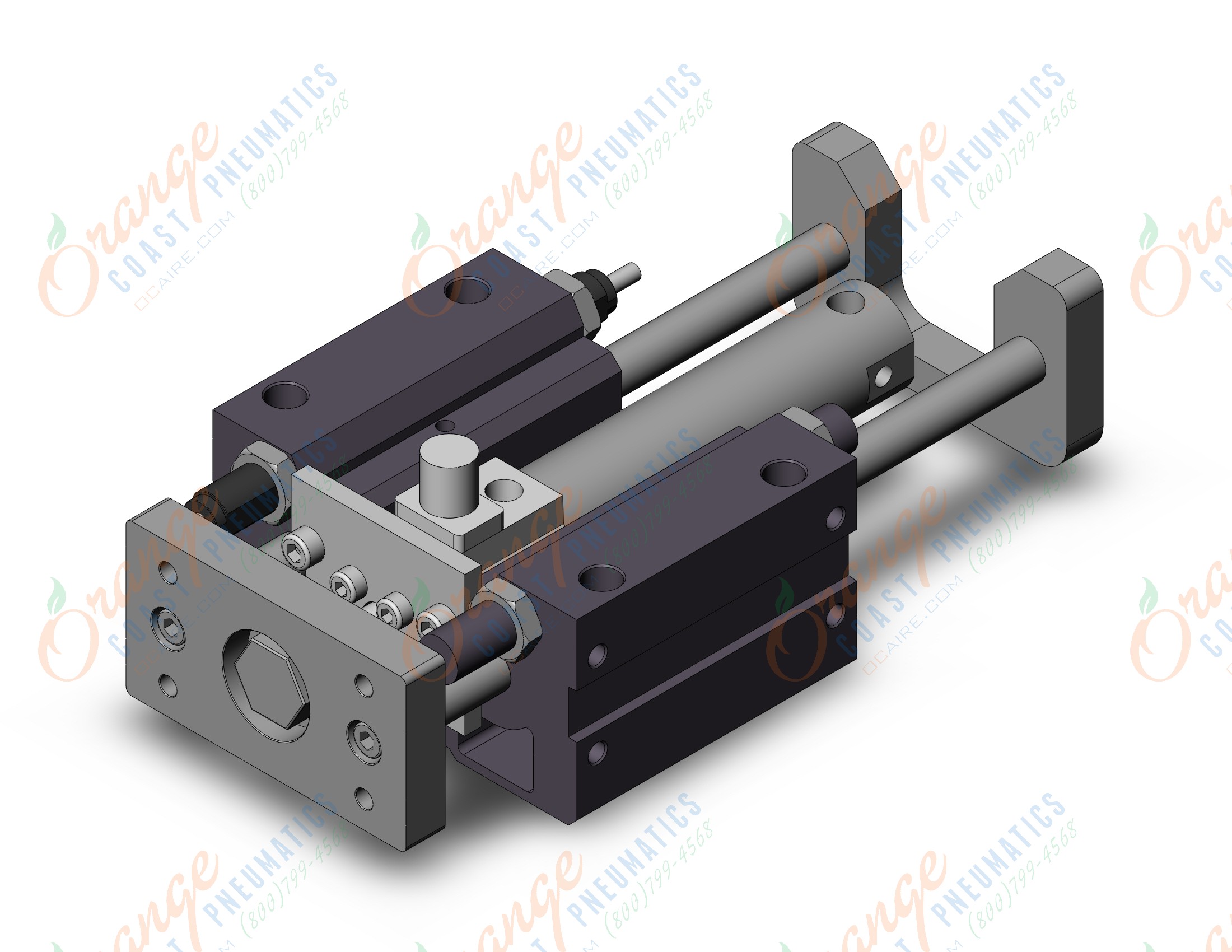 SMC MGGLB25-75-RL mgg, guide cylinder, GUIDED CYLINDER