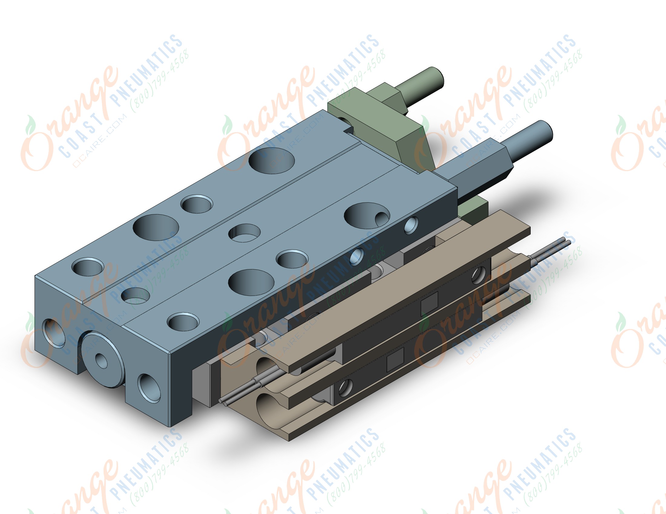 SMC MXJ4-10C-M9B cylinder, air, GUIDED CYLINDER