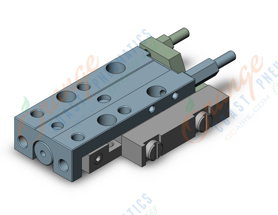 SMC MXJ4L-5CPN cylinder, air, GUIDED CYLINDER