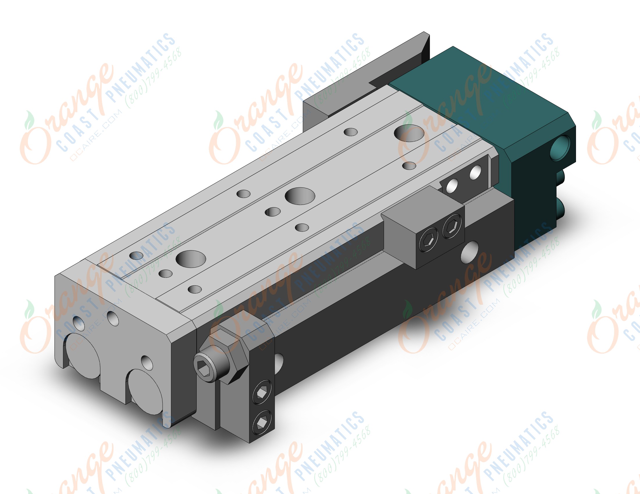 SMC MXQ20L-75ASR cyl, slide table, GUIDED CYLINDER