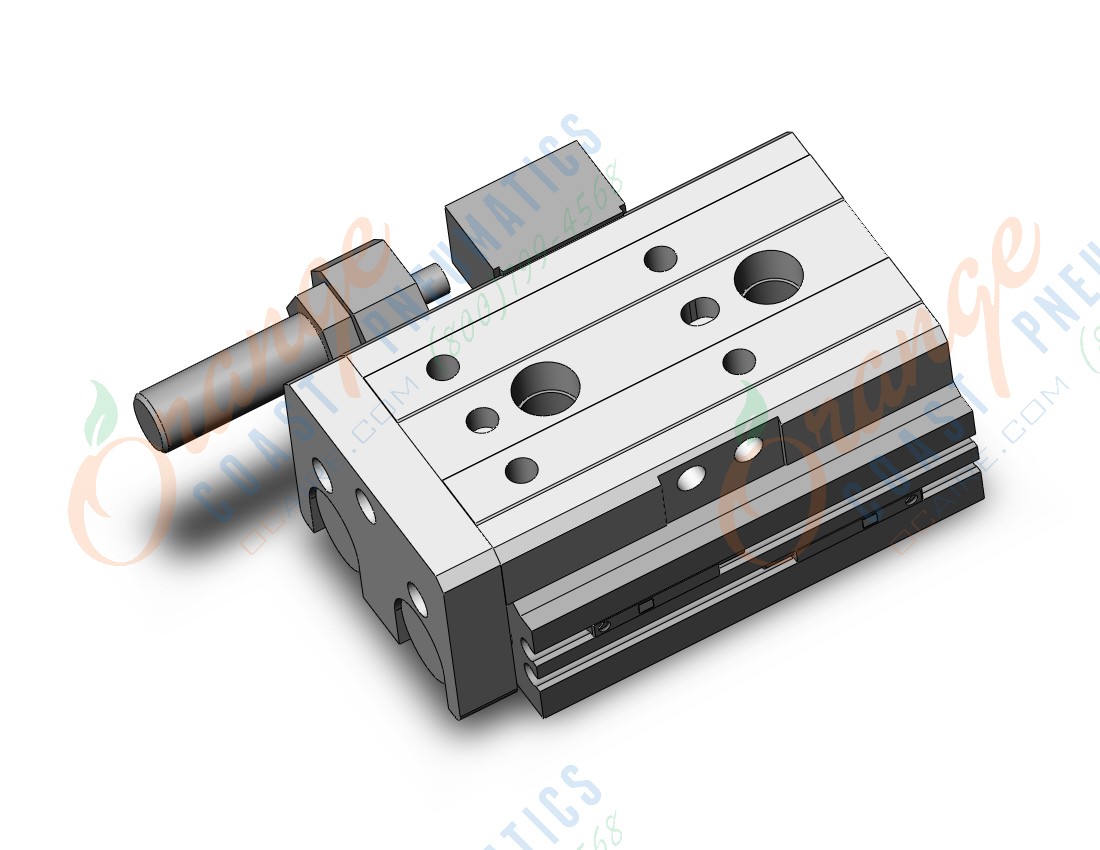 SMC MXQR16-10JS-M9NWL cyl, air slide table, reversible, asw, GUIDED CYLINDER