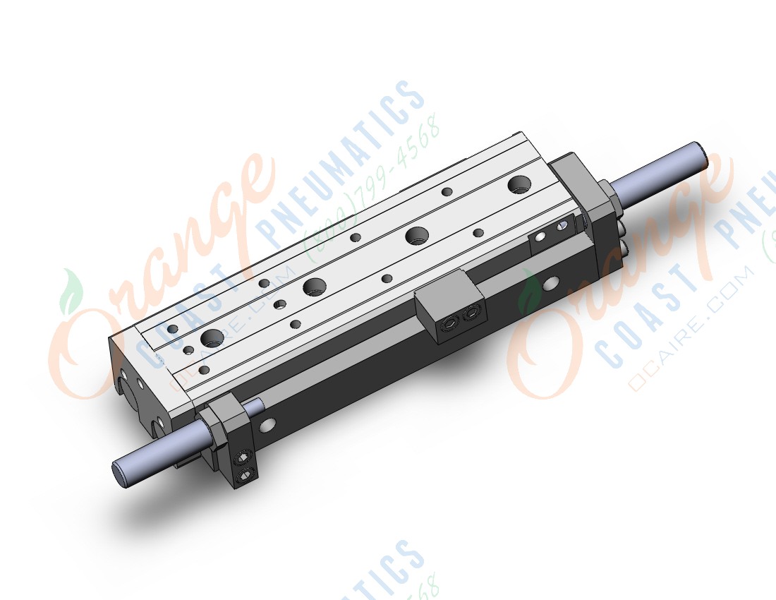 SMC MXQR20TNL-100B-M9PL cyl, air slide table, reversible, asw, GUIDED CYLINDER