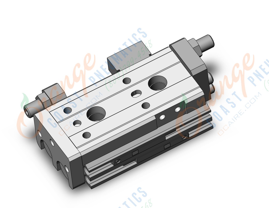 SMC MXQR6-20C-M9NWL cyl, air slide table, reversible, asw, GUIDED CYLINDER