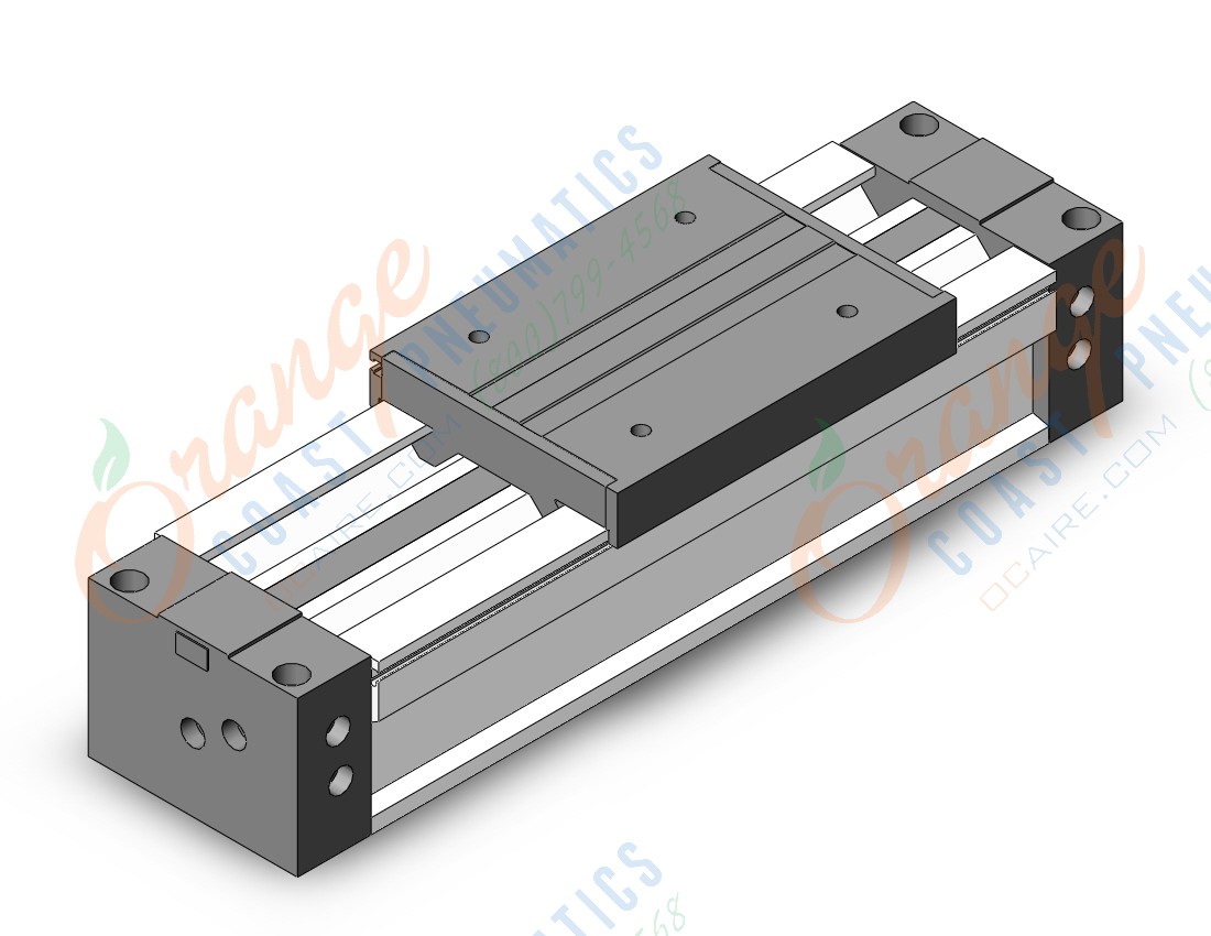 SMC MY1M63TFG-100 slide bearing guide type, RODLESS CYLINDER