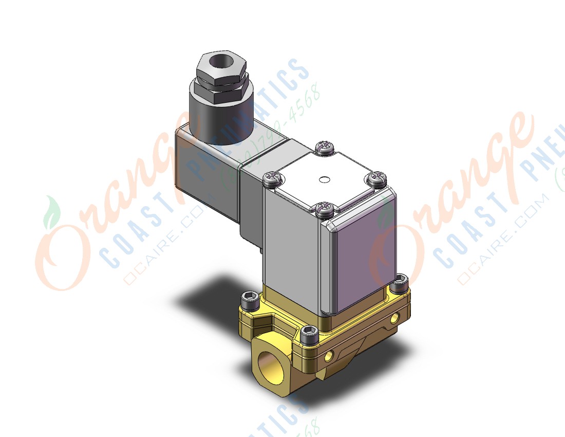 SMC VXZ232AZ3ABXCA pilot op 2 port solenoid valve, (n.c.), 2 PORT VALVE