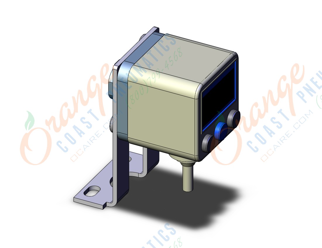 SMC ZSE40A-W1-Y-MD-X501 2-color hi precision dig pres switch, VACUUM SWITCH, ZSE40, ZSE40A