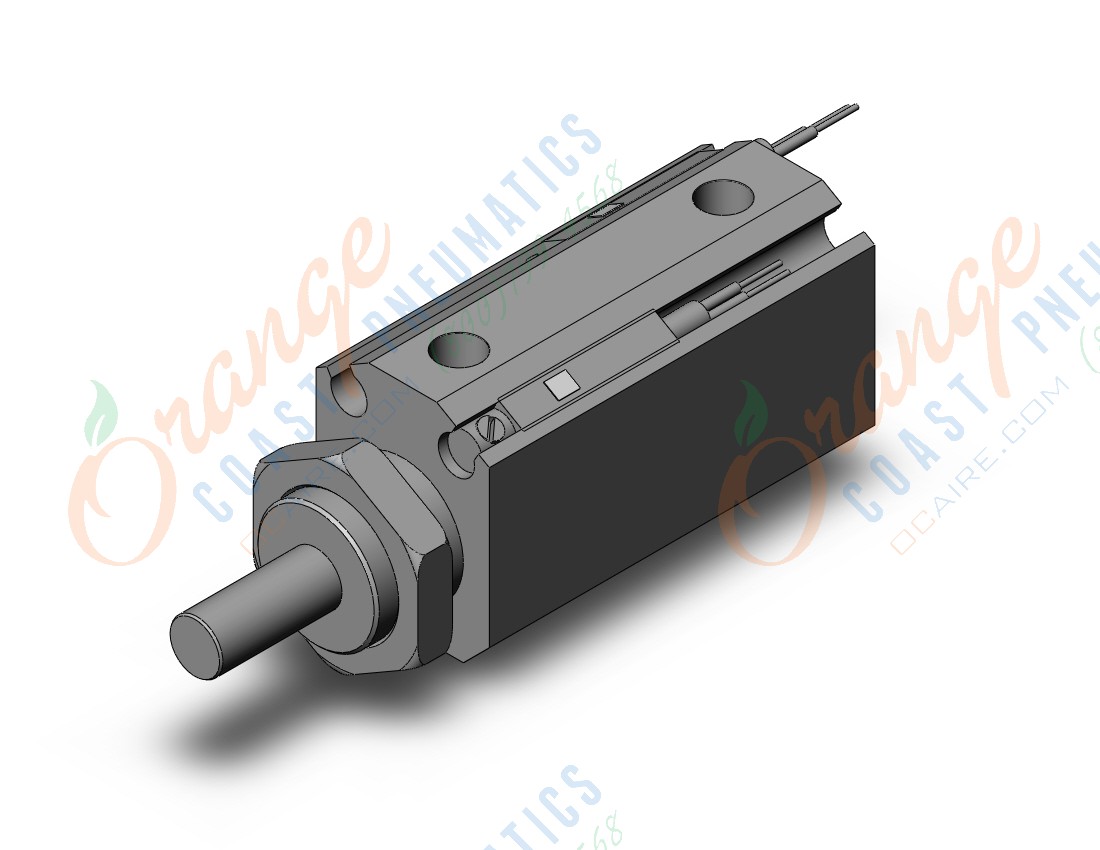 SMC CDJP2B16-20D-B-A96 pin cylinder, double acting, sgl rod, ROUND BODY CYLINDER